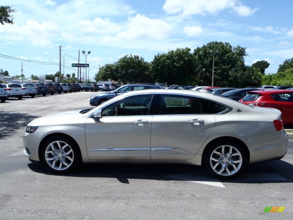 2014 Impala LTZ - Champagne Silver Metallic / Jet Black photo #3