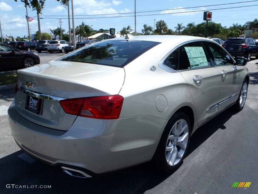 2014 Impala LTZ - Champagne Silver Metallic / Jet Black photo #6