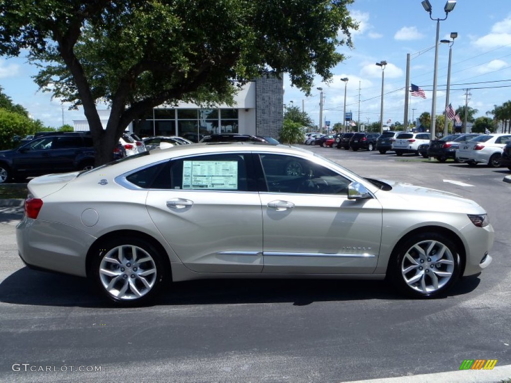 2014 Impala LTZ - Champagne Silver Metallic / Jet Black photo #7