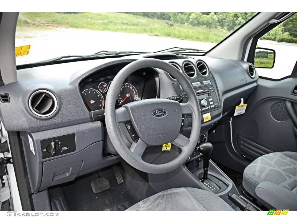 Dark Grey Interior 2011 Ford Transit Connect XLT Cargo Van Photo #82453883