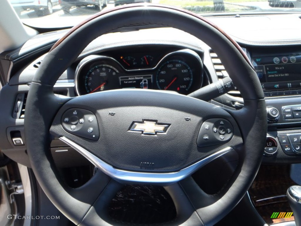 2014 Impala LTZ - Champagne Silver Metallic / Jet Black photo #12