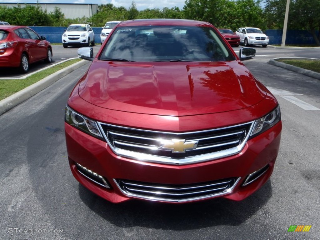 2014 Impala LTZ - Crystal Red Tintcoat / Jet Black photo #2