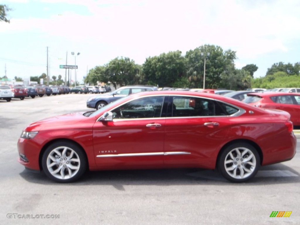 2014 Impala LTZ - Crystal Red Tintcoat / Jet Black photo #3