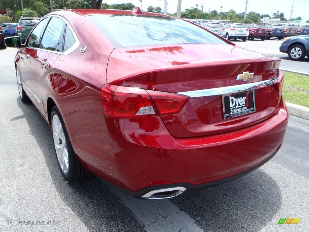 2014 Impala LTZ - Crystal Red Tintcoat / Jet Black photo #4
