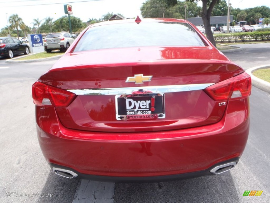 2014 Impala LTZ - Crystal Red Tintcoat / Jet Black photo #5