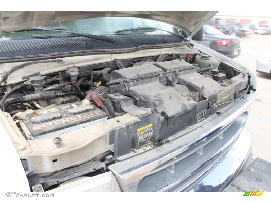 2000 Ford E Series Van E350 Commercial Van Ladder 7.3 Liter OHV 16-Valve Power Stroke Turbo Diesel V8 Engine Photo #82454969