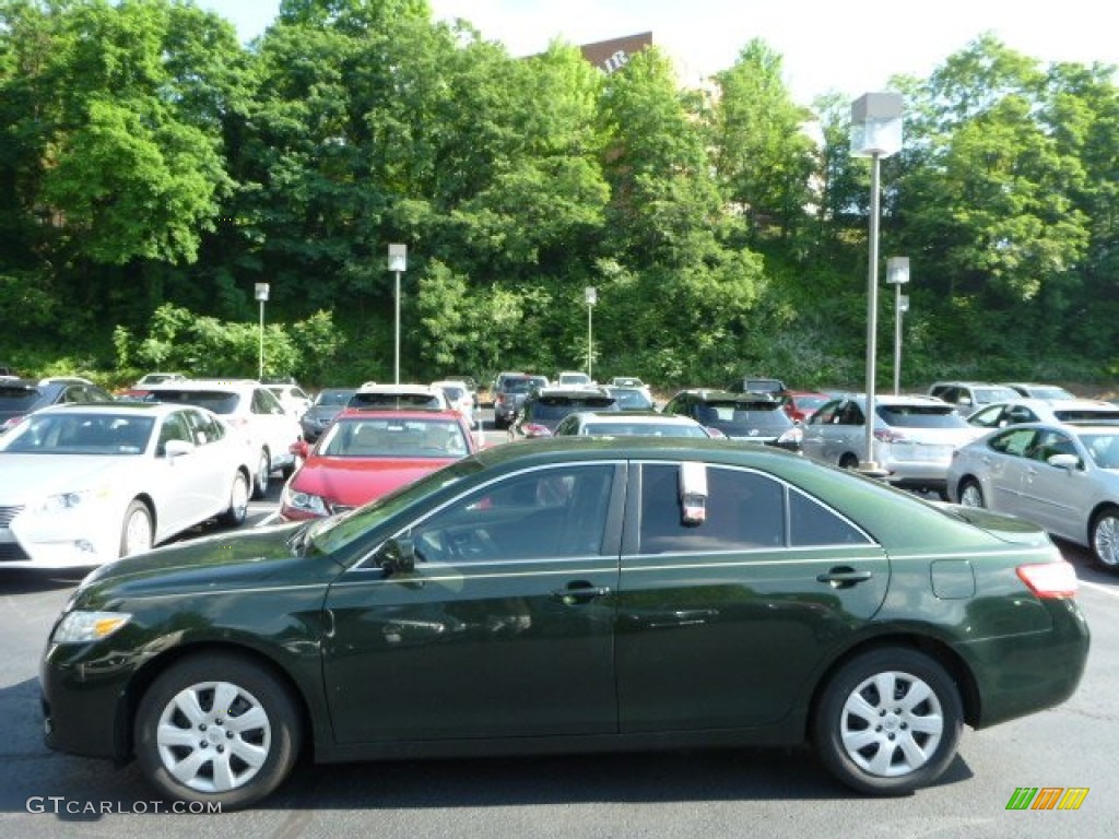 2010 Camry LE - Spruce Mica / Ash Gray photo #2