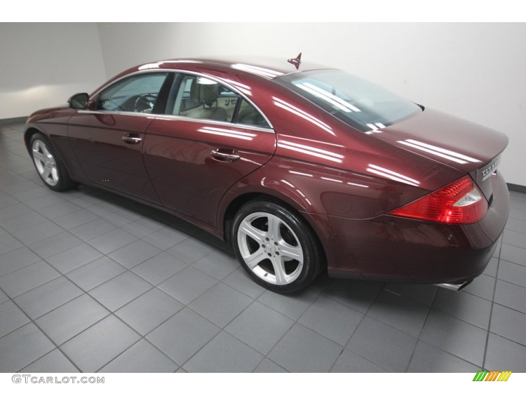 2007 CLS 550 - Barolo Red Metallic / Cashmere photo #5
