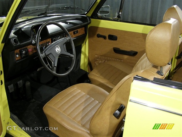 1979 Beetle Convertible - Yellow / Tan photo #6