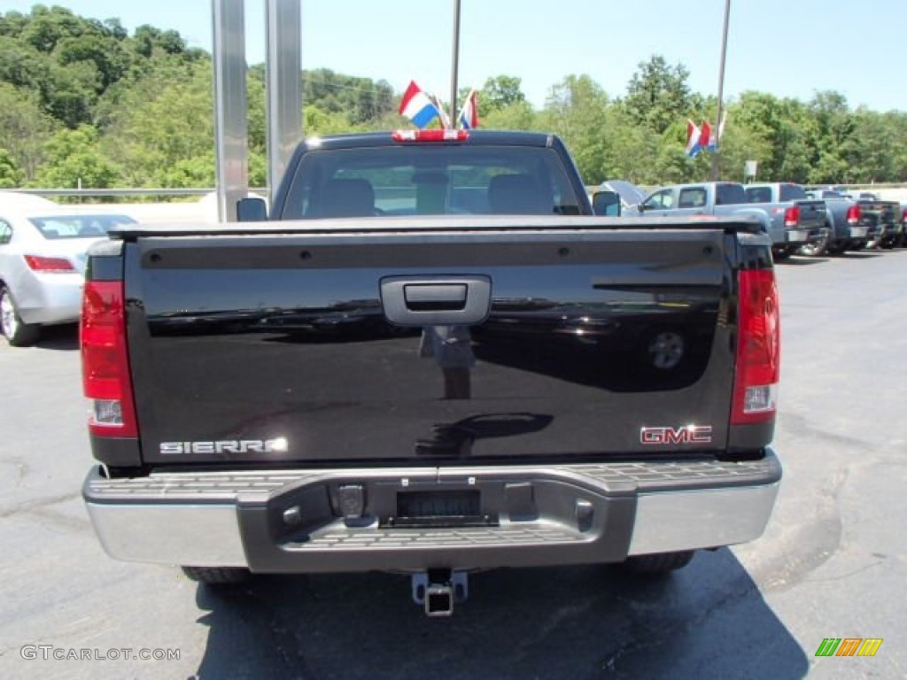 2012 Sierra 1500 Regular Cab 4x4 - Onyx Black / Dark Titanium photo #6