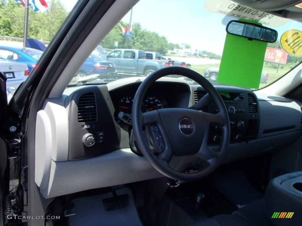 2012 Sierra 1500 Regular Cab 4x4 - Onyx Black / Dark Titanium photo #10