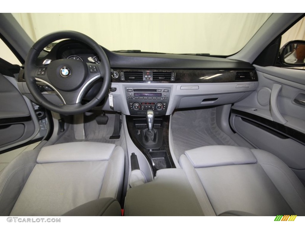 2010 BMW 3 Series 335i Coupe Gray Dakota Leather Dashboard Photo #82457271
