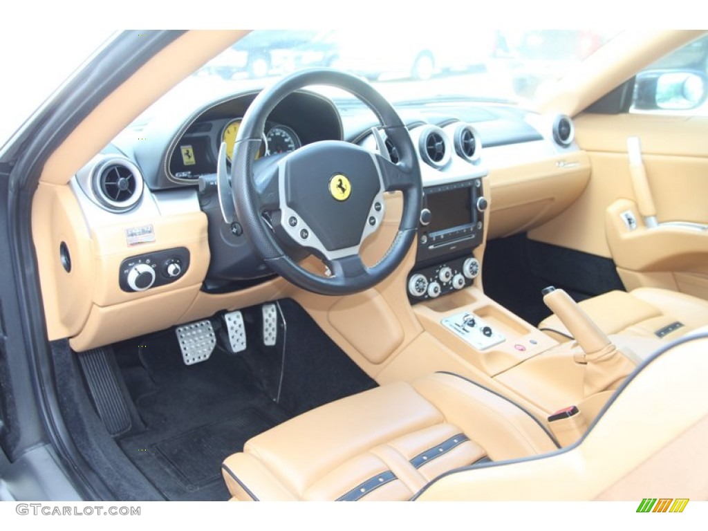 Beige Interior 2008 Ferrari 612 Scaglietti F1A Photo #82458488