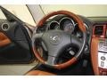 2003 Lexus SC Saddle Interior Steering Wheel Photo