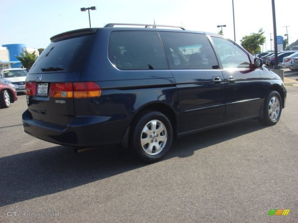 2003 Odyssey EX-L - Midnight Blue Pearl / Fern photo #6