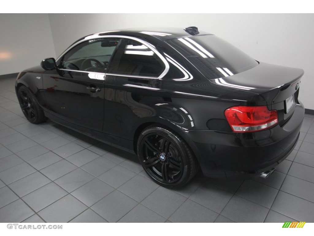 2013 1 Series 128i Coupe - Jet Black / Black photo #5