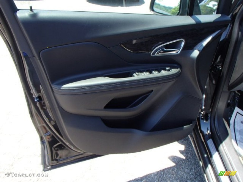 2013 Encore Leather AWD - Carbon Black Metallic / Ebony photo #12