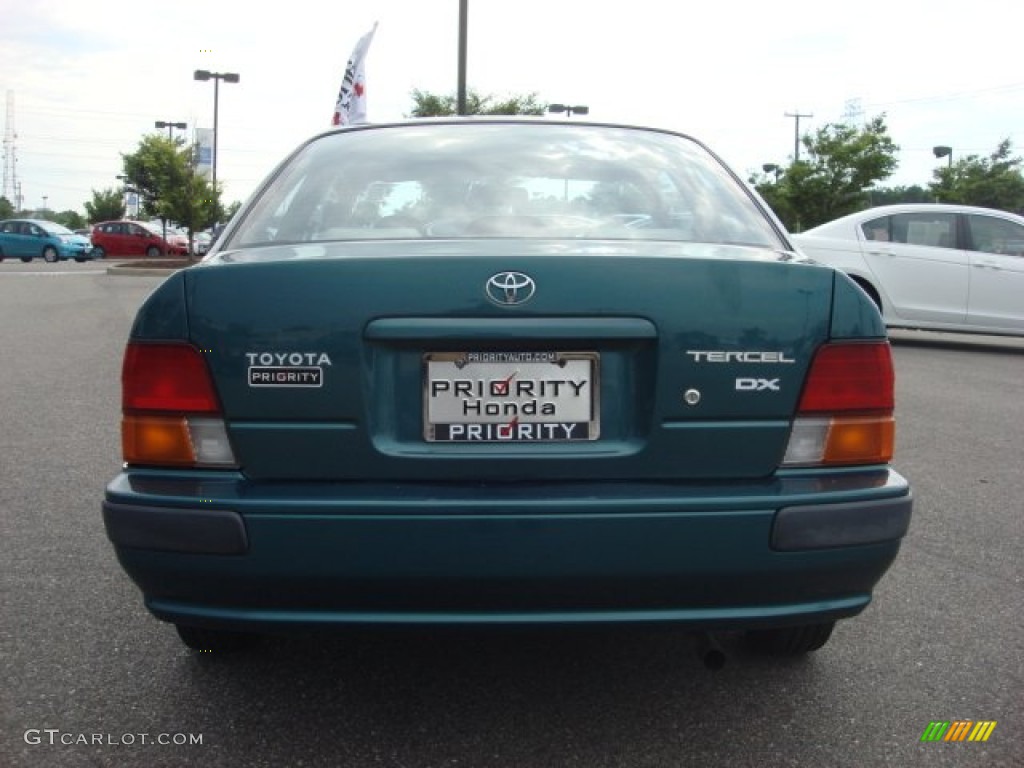 1995 Tercel DX Coupe - Sierra Green Metallic / Beige photo #5