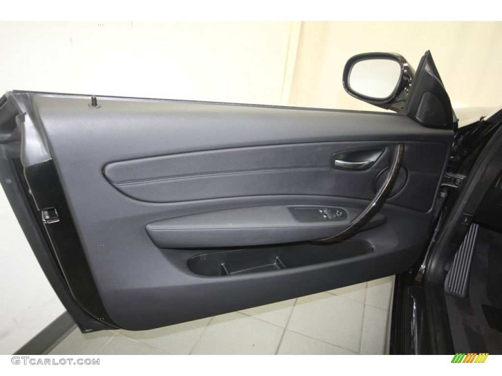 2013 1 Series 128i Coupe - Jet Black / Black photo #16