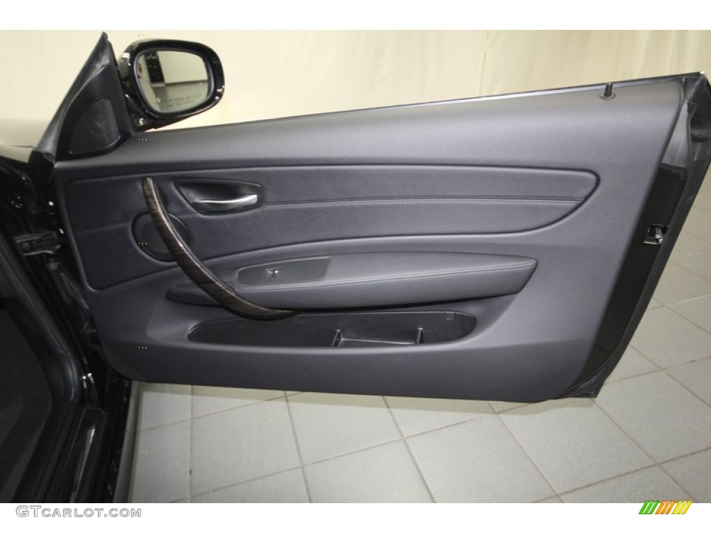 2013 1 Series 128i Coupe - Jet Black / Black photo #34