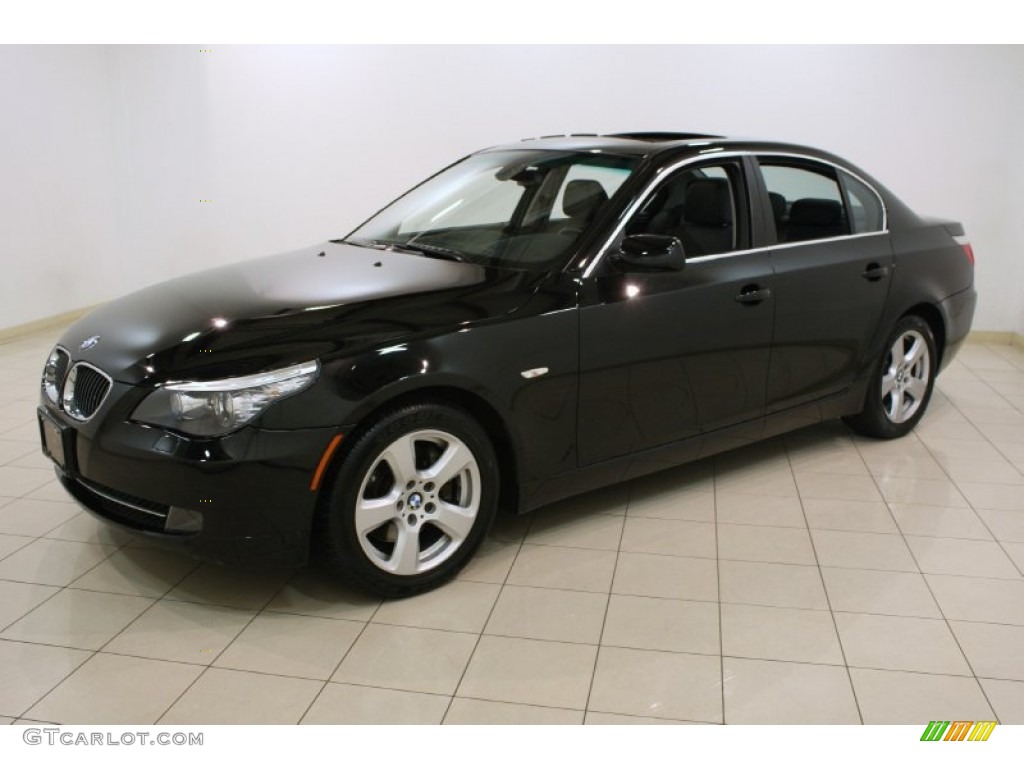 Jet Black 2008 BMW 5 Series 535xi Sedan Exterior Photo #82460675