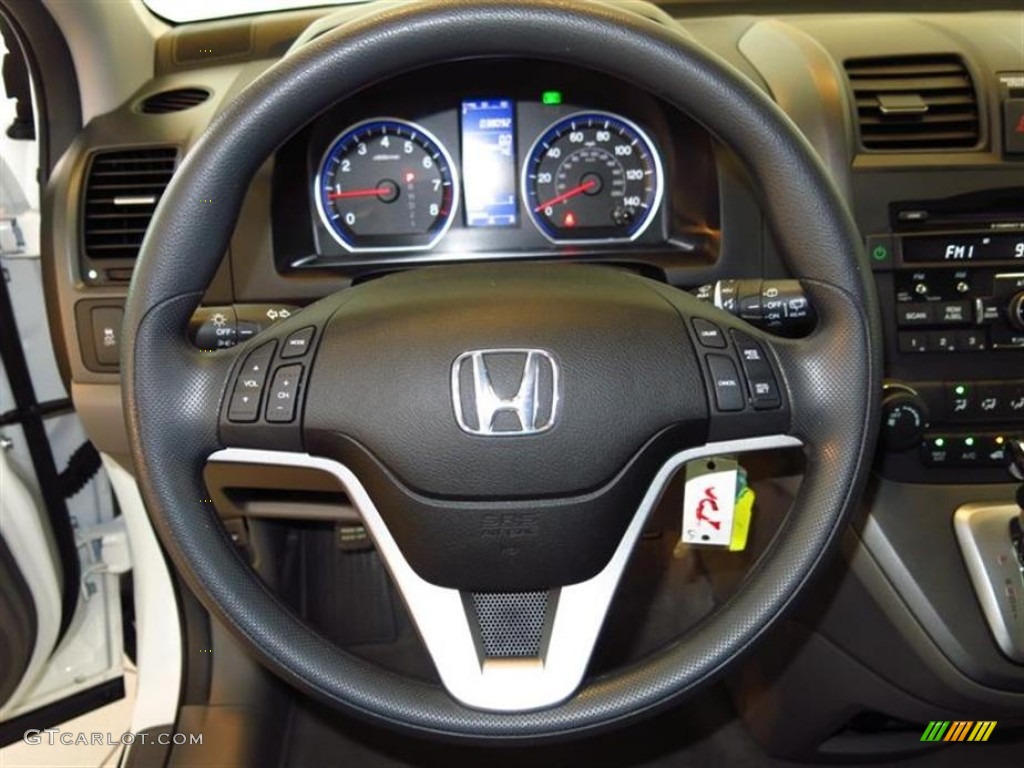 2010 Honda CR-V EX Gray Steering Wheel Photo #82462061