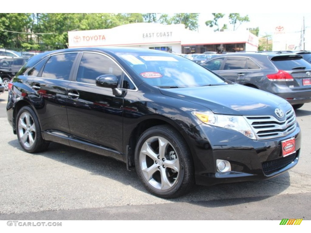 2011 Venza V6 AWD - Black / Light Gray photo #1