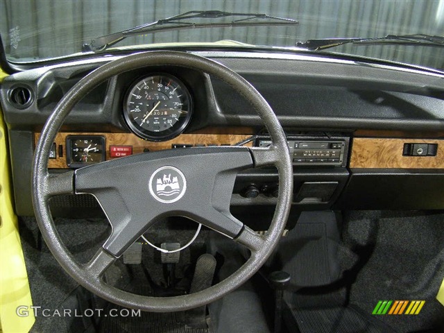 1979 Beetle Convertible - Yellow / Tan photo #7