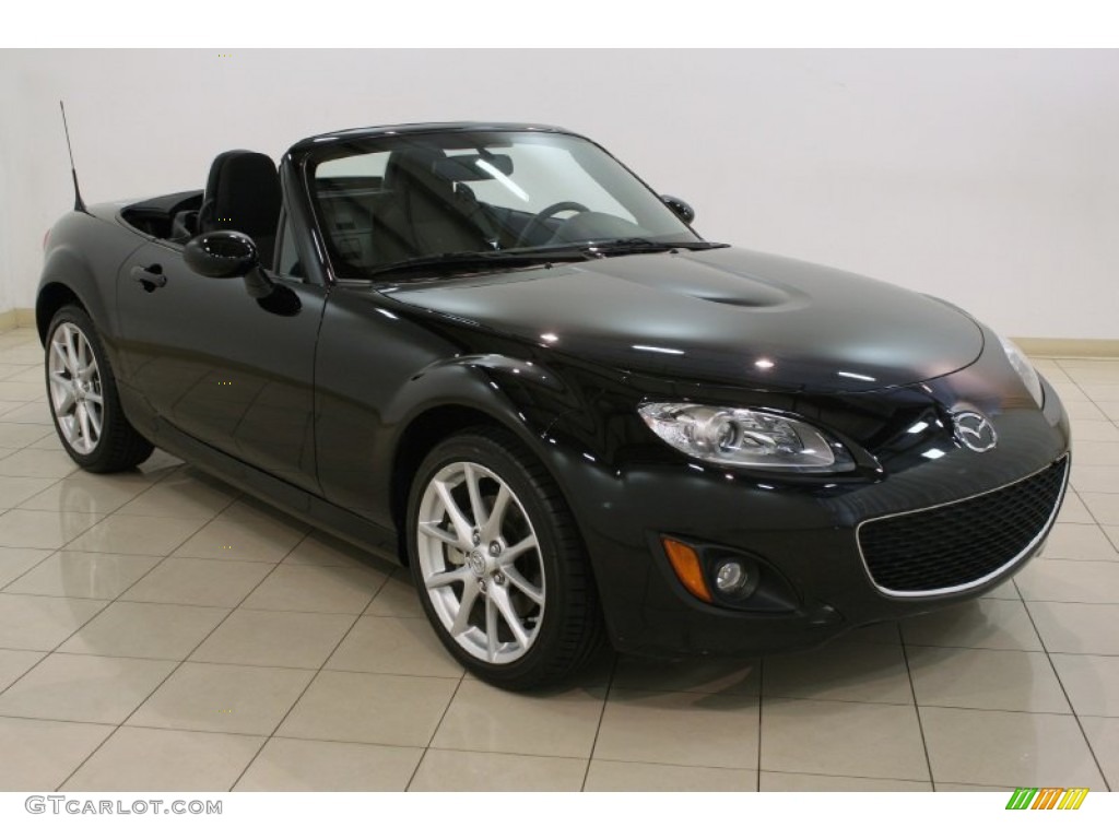 2009 MX-5 Miata Touring Roadster - Brilliant Black / Black photo #1