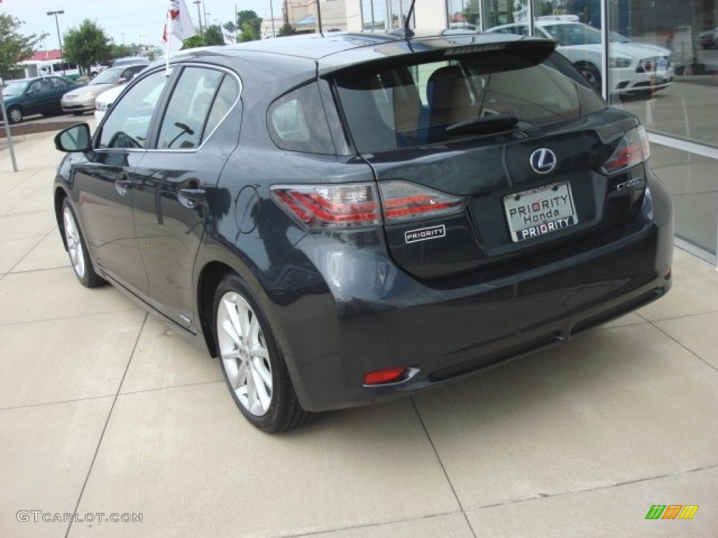 2011 CT 200h Hybrid Premium - Smokey Granite Mica / Caramel photo #4