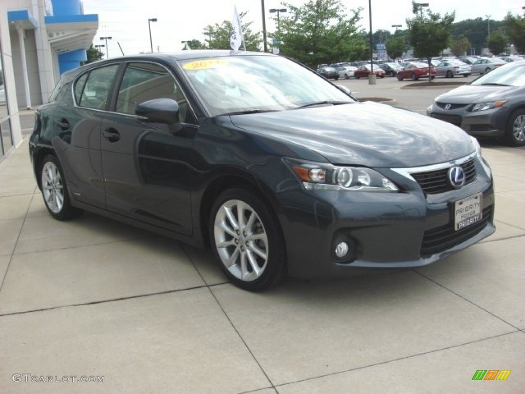 2011 CT 200h Hybrid Premium - Smokey Granite Mica / Caramel photo #6