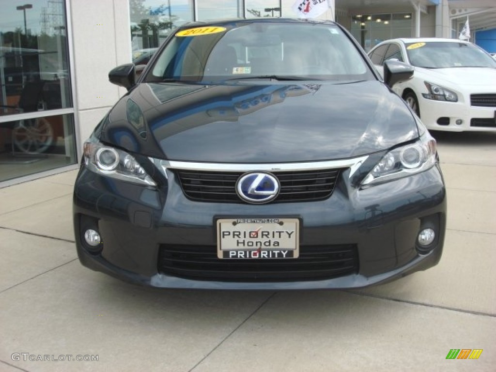 2011 CT 200h Hybrid Premium - Smokey Granite Mica / Caramel photo #7