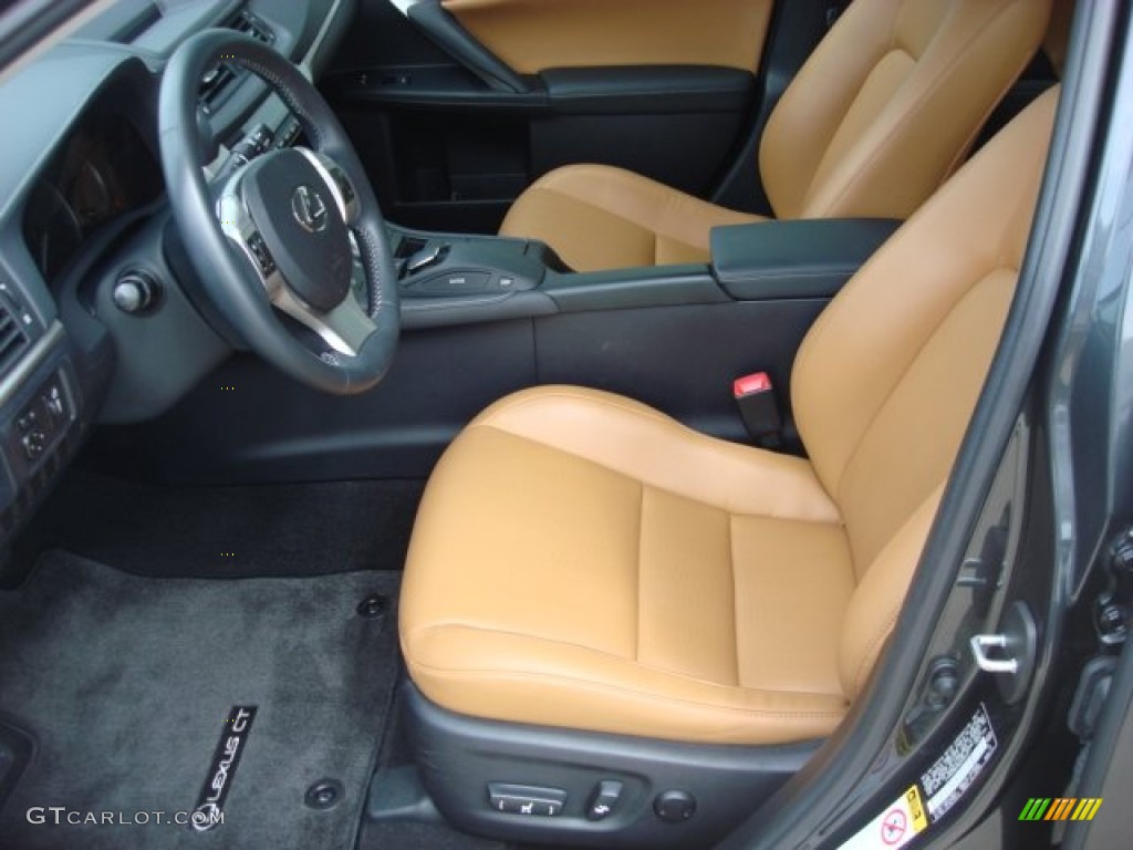 2011 CT 200h Hybrid Premium - Smokey Granite Mica / Caramel photo #8