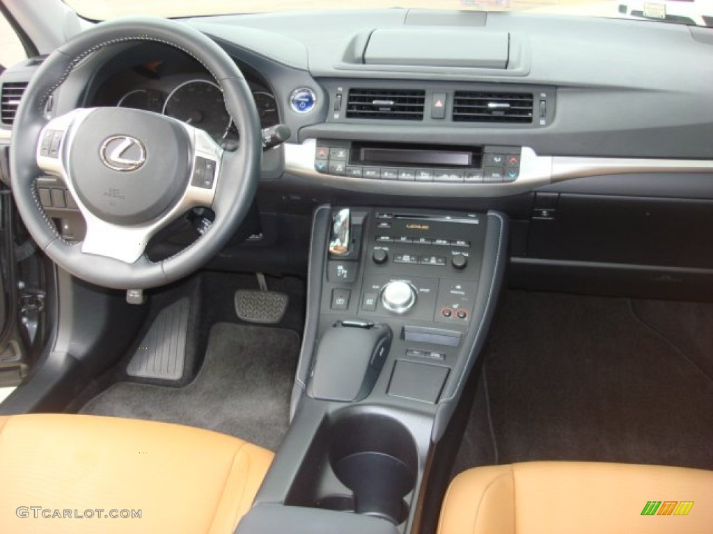 2011 CT 200h Hybrid Premium - Smokey Granite Mica / Caramel photo #12