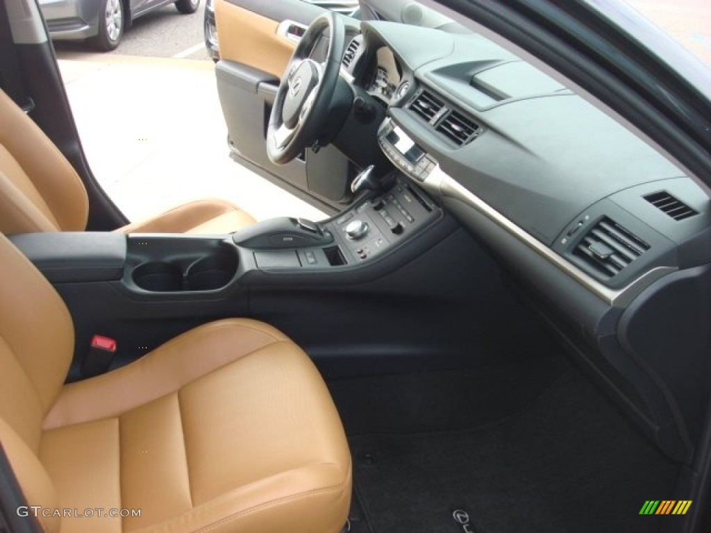 2011 CT 200h Hybrid Premium - Smokey Granite Mica / Caramel photo #13