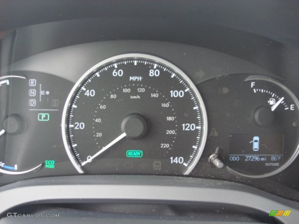 2011 CT 200h Hybrid Premium - Smokey Granite Mica / Caramel photo #17