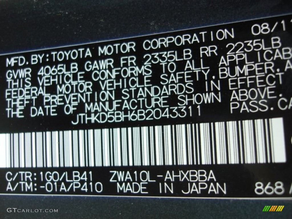 2011 CT 200h Hybrid Premium - Smokey Granite Mica / Caramel photo #32