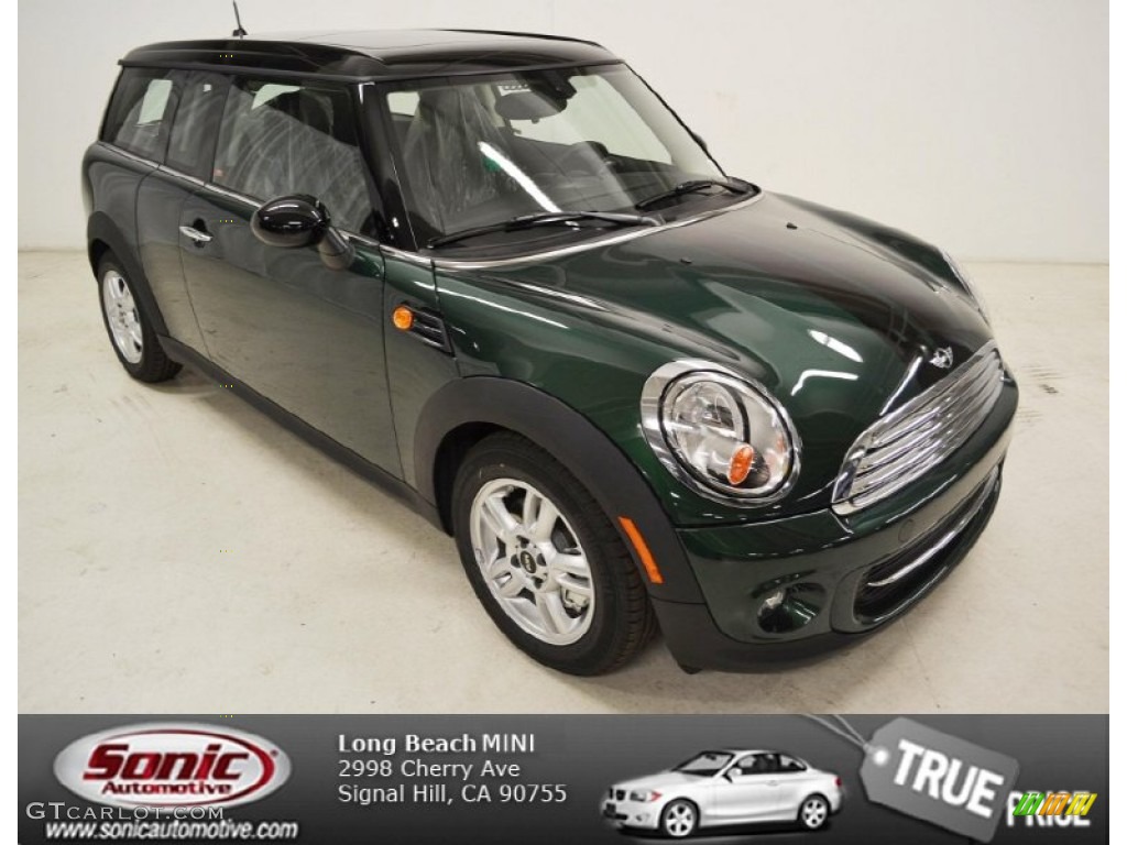 2013 Cooper Clubman - British Racing Green II Metallic / Carbon Black photo #1