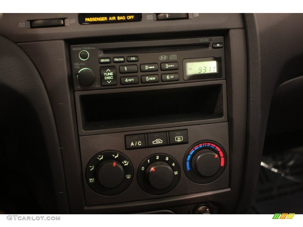 2006 Elantra GLS Sedan - Electric Red / Gray photo #8