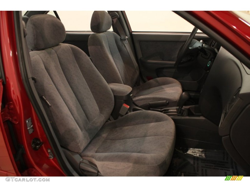 2006 Elantra GLS Sedan - Electric Red / Gray photo #10