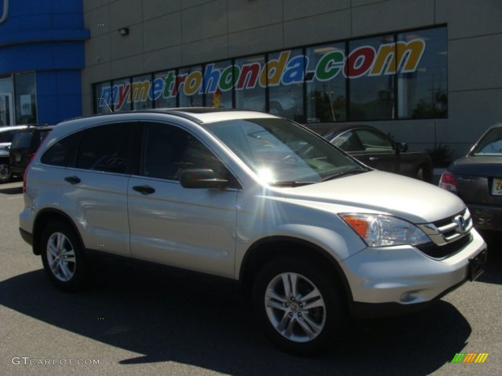 2011 CR-V EX 4WD - Alabaster Silver Metallic / Gray photo #1