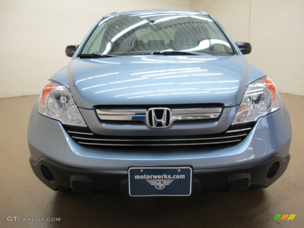 2009 CR-V EX 4WD - Glacier Blue Metallic / Gray photo #2