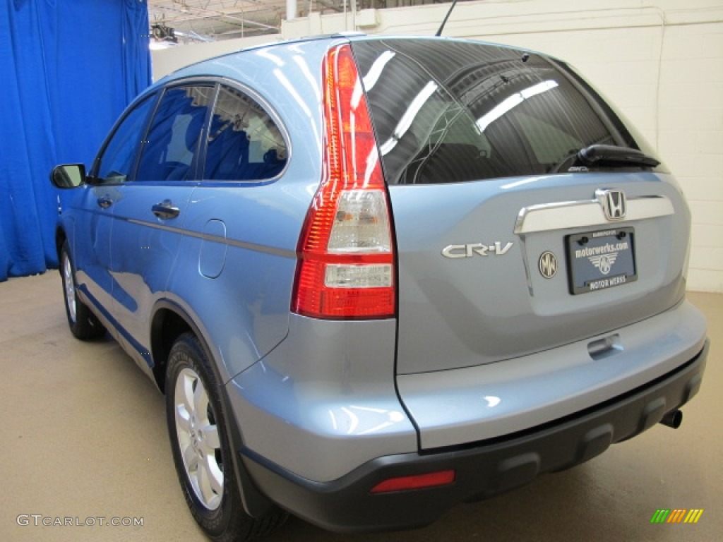 2009 CR-V EX 4WD - Glacier Blue Metallic / Gray photo #5