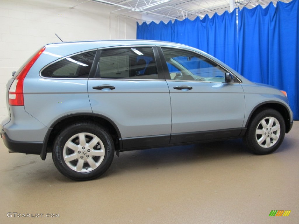2009 CR-V EX 4WD - Glacier Blue Metallic / Gray photo #8