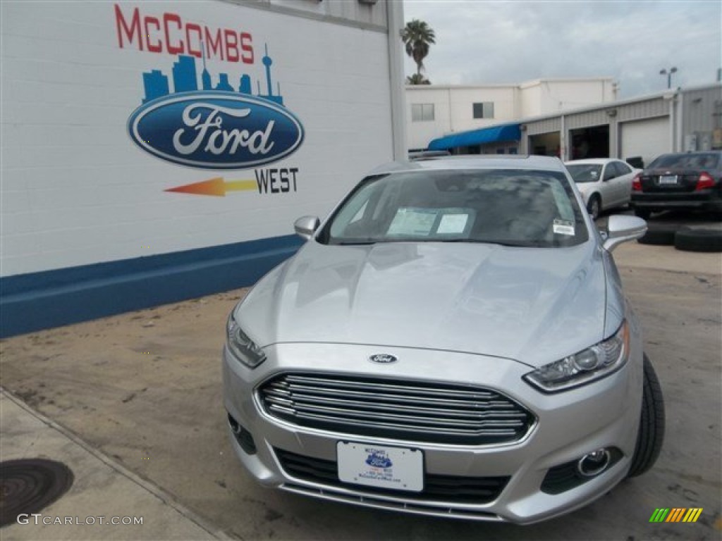 2013 Fusion SE 1.6 EcoBoost - Ingot Silver Metallic / Charcoal Black photo #1