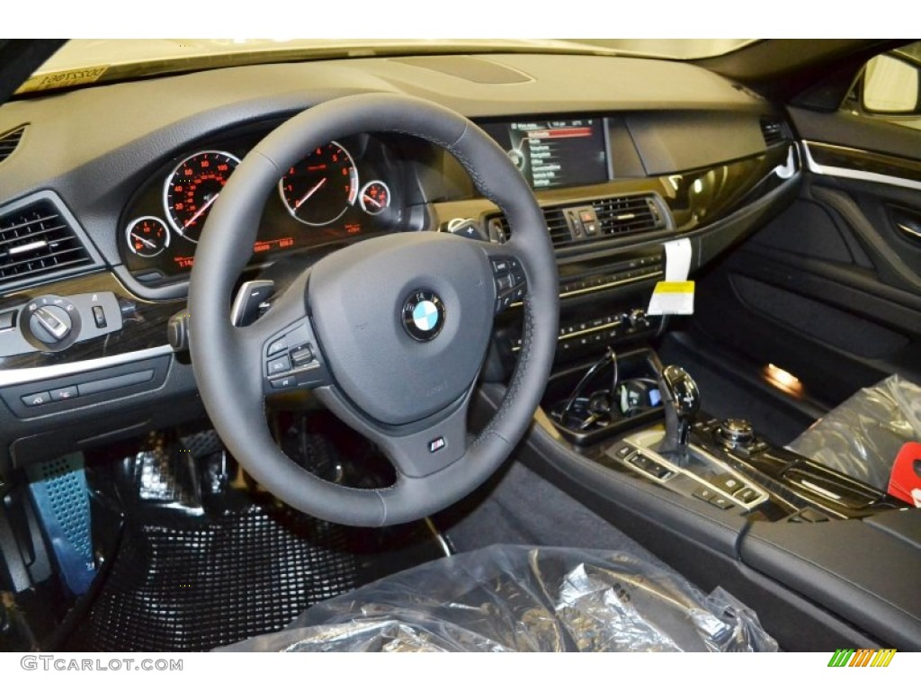 2013 5 Series 550i Sedan - Alpine White / Black photo #6