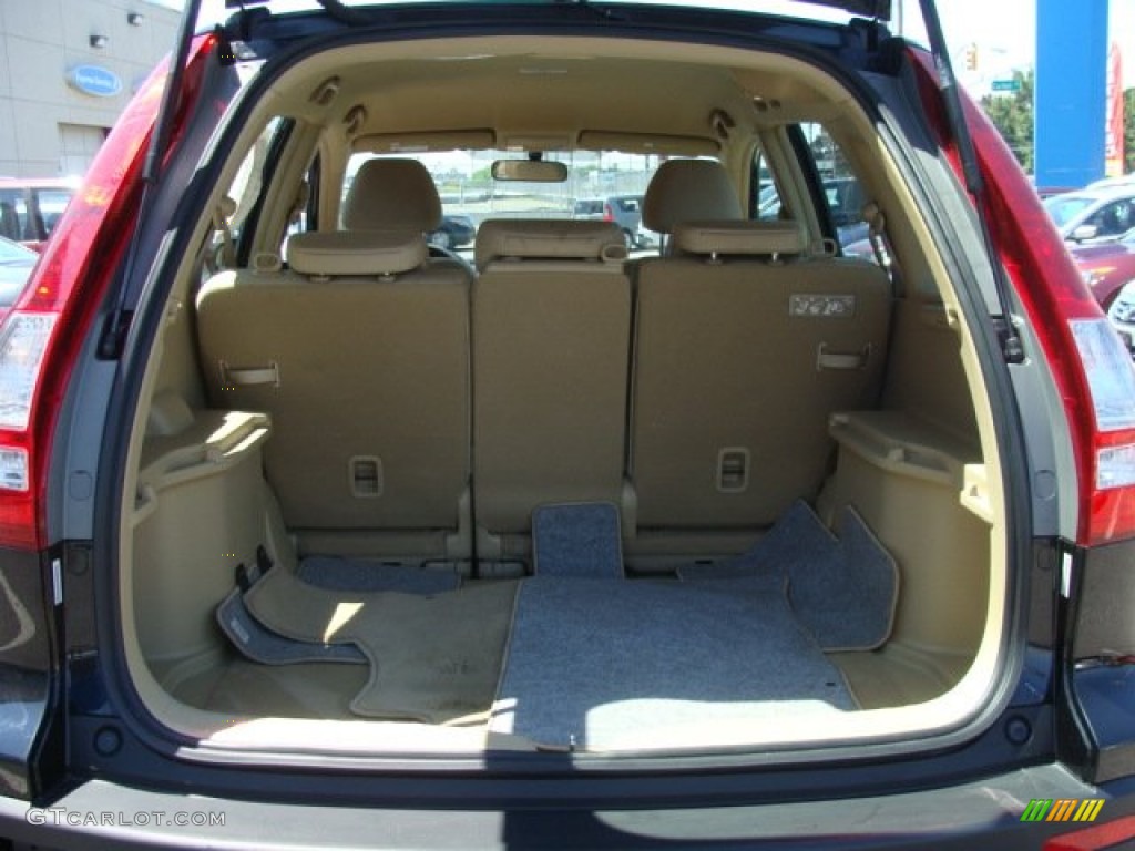 2009 CR-V LX 4WD - Crystal Black Pearl / Ivory photo #14