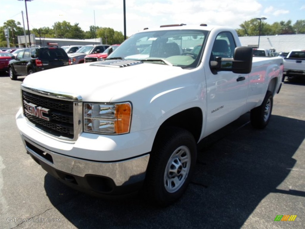 2013 Sierra 3500HD Regular Cab 4x4 - Summit White / Dark Titanium photo #1