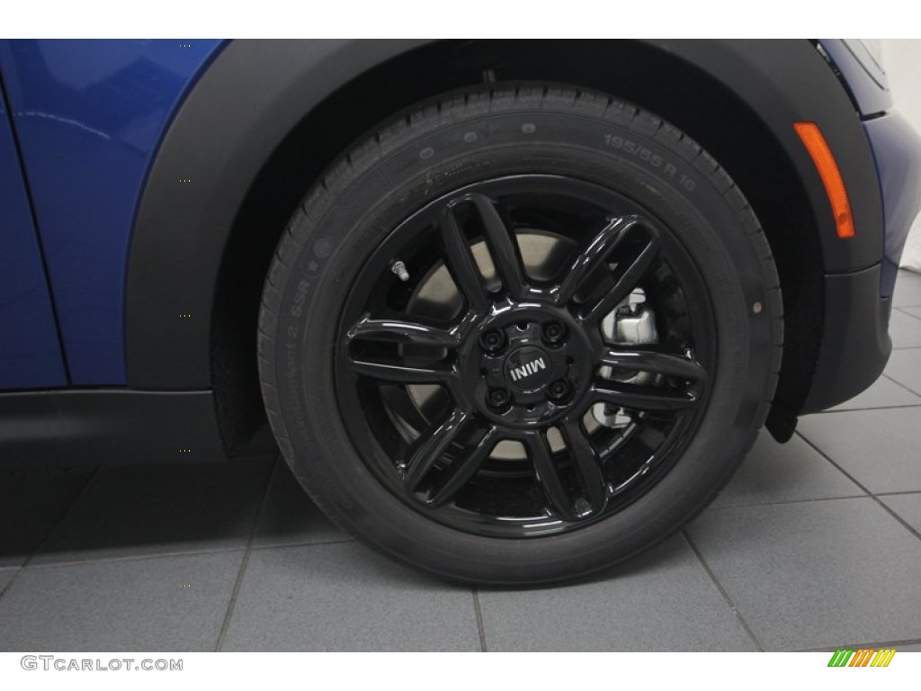 2013 Cooper S Hardtop - Lightning Blue Metallic / Carbon Black photo #7