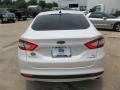 2013 White Platinum Metallic Tri-coat Ford Fusion Hybrid SE  photo #5
